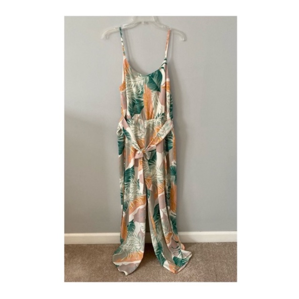 ☀️Tropical Overlay Jumpsuit, Large☀️